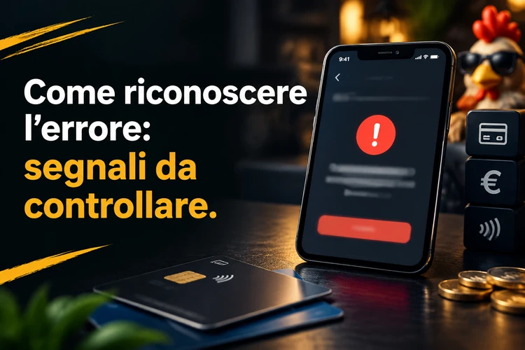 Come riconoscere l'errore: segnali da controllare