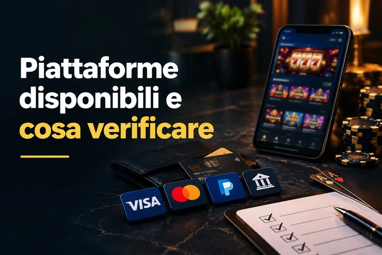 Piattaforme disponibili e cosa verificare