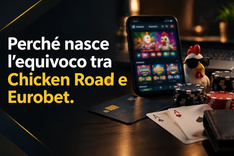 Perché nasce l’equivoco tra Chicken Road e Eurobet