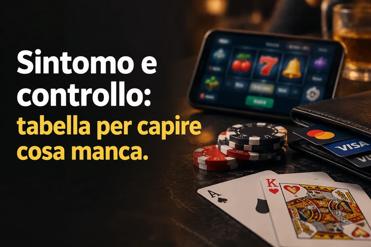Sintomo e controllo: tabella per capire cosa manca